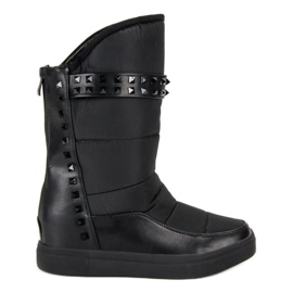 Seastar Bottes de neige rock noires le noir