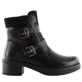 Noir Bottes noires pour femmes 7B706 Noir