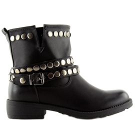 Bottes militaires noires A89811 Noir