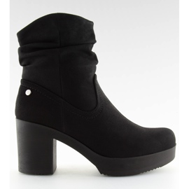 Bottines talon stable noir 7B685
