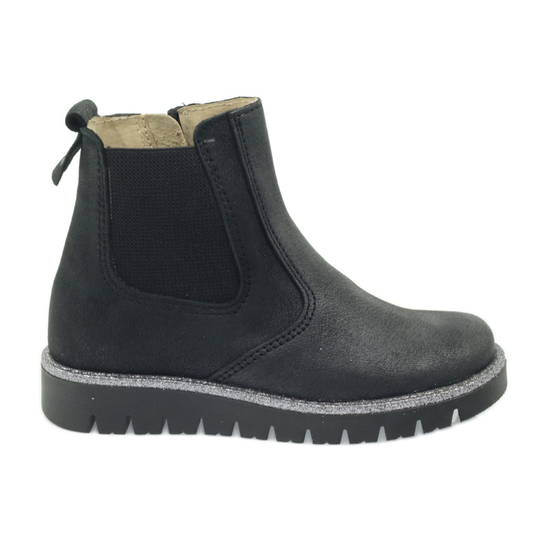 Bottines fille Ren But 3316 noir le noir gris