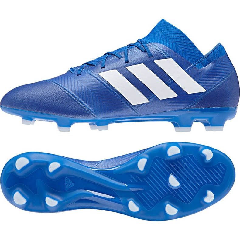 Chaussures de foot Adidas Nemeziz 18.2 Fg M DB2092 bleu bleu Chaussures de foot Adidas Nemeziz 18.2 Fg M DB2092 bleu bleu