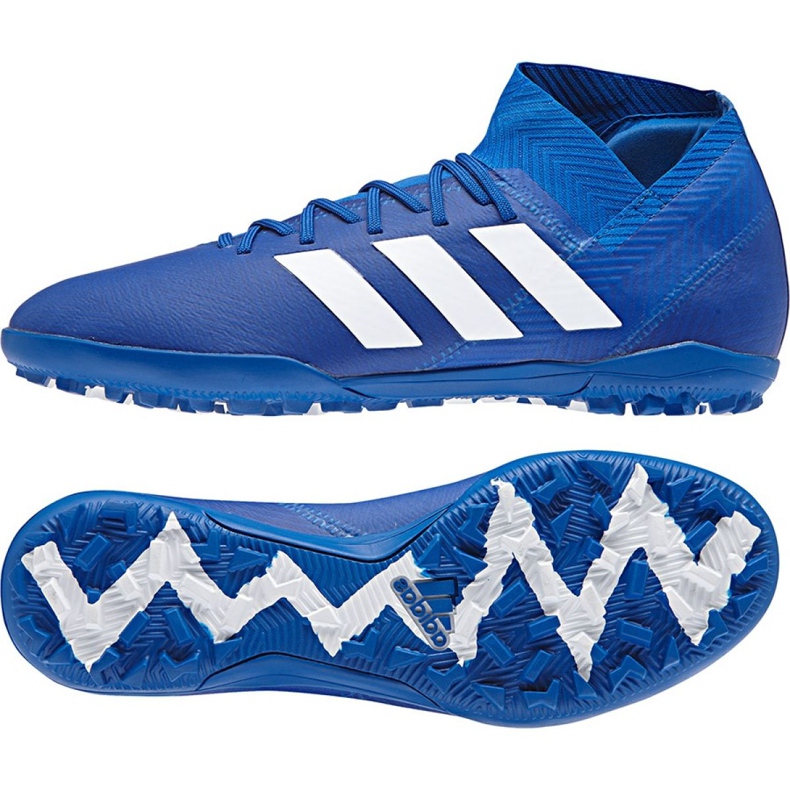 Chaussures de foot Adidas Nemeziz Tango 18.3 Tf M DB2210 bleu bleu