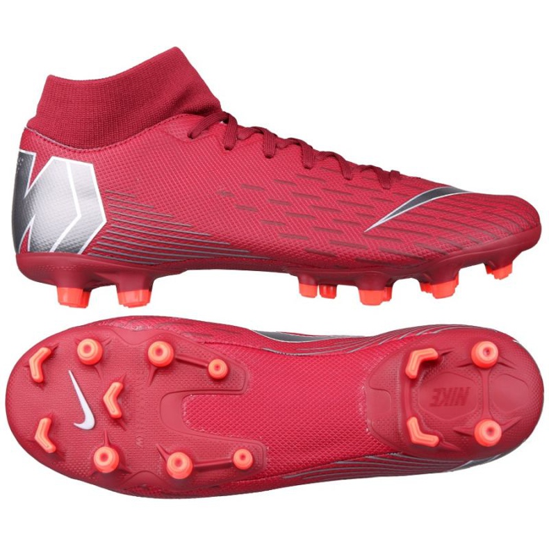 Chaussures de football Nike Mercurial Superfly 6 Academy Mg M AH7362-606 rouge rouge