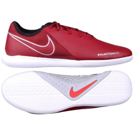 Chaussures d'intérieur Nike Phantom Vsn Academy Ic M AO3225-606 rouge rouge
