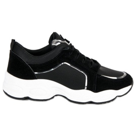 Chaussures de sport en daim VICES noir