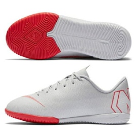 Chaussures d'intérieur Nike Mercurial VaporX 12 Academy Gs Ic Jr AJ3101-060 blanche blanche