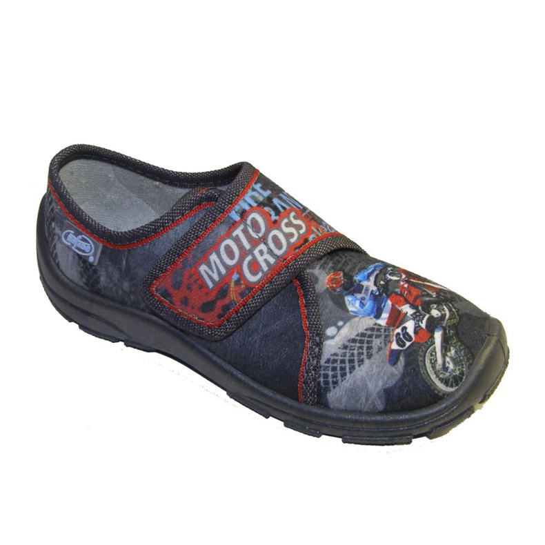 Chaussures pour enfants Befado 974Y324 le noir gris rouge