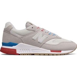 New Balance Wl840rts Blanc Avec Sel De Mer gris multicolore New Balance Wl840rts Blanc Avec Sel De Mer gris multicolore