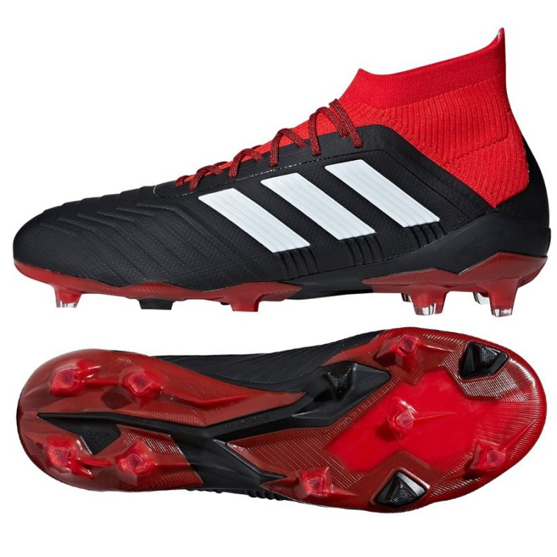 Chaussures de foot Adidas Predator 18.1 Fg M le noir Chaussures de foot Adidas Predator 18.1 Fg M le noir