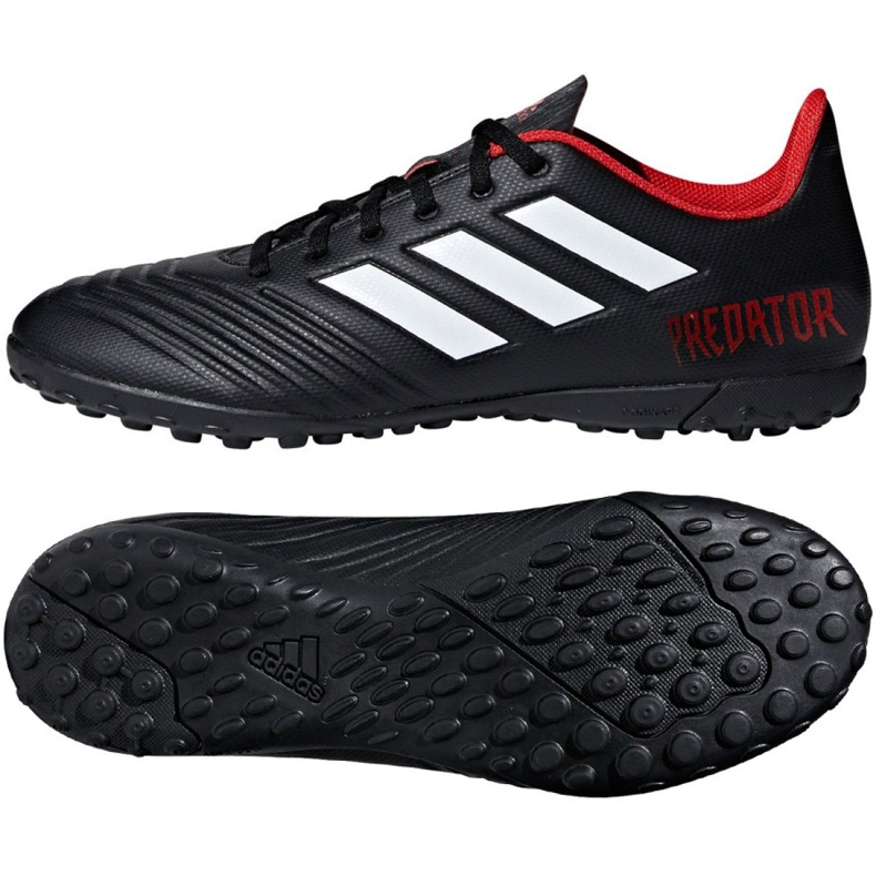 Chaussures de foot Adidas Predator Tango 18.4 Tf M DB2143 le noir le noir