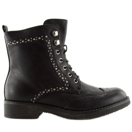 Ouvriers noirs avec clous 432-PA Noir