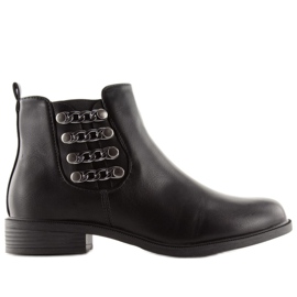 Bottines Chelsea noires pour femme Z-29 Noir