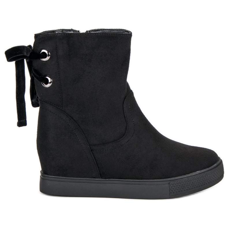 Bestelle Bottines compensées bordeaux le noir