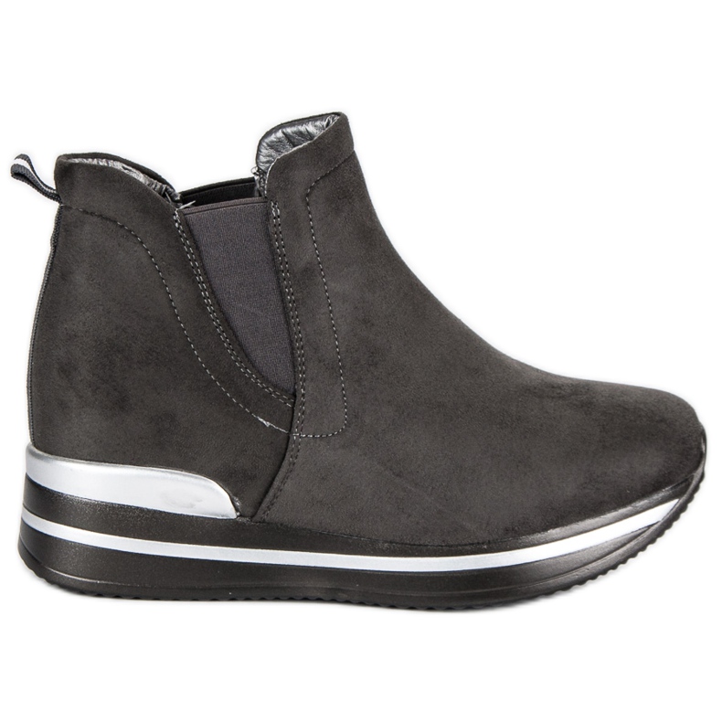 Bestelle Bottes Jodhpur sur la plateforme gris Bestelle Bottes Jodhpur sur la plateforme gris
