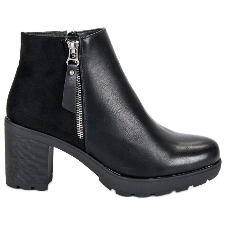 Anesia Paris Bottines noires sur le poteau le noir Anesia Paris Bottines noires sur le poteau le noir