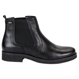 Bottines Chelsea noires de VINCEZA
