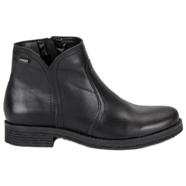 Bottes basses sur la fermeture éclair VINCEZA noir