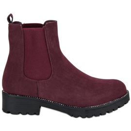 Seastar Bottes Jodhpur décontractées noir rouge