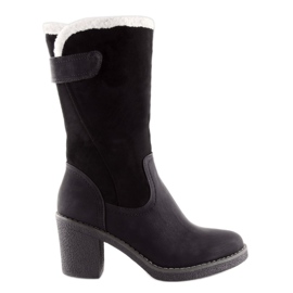 Bottes noires pour femmes stables T132 Noir