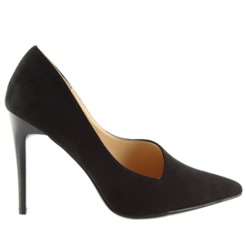 Noir C-11 Escarpins noirs asymétriques le noir