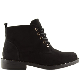 Chaussures à lacets noires T210 Noir