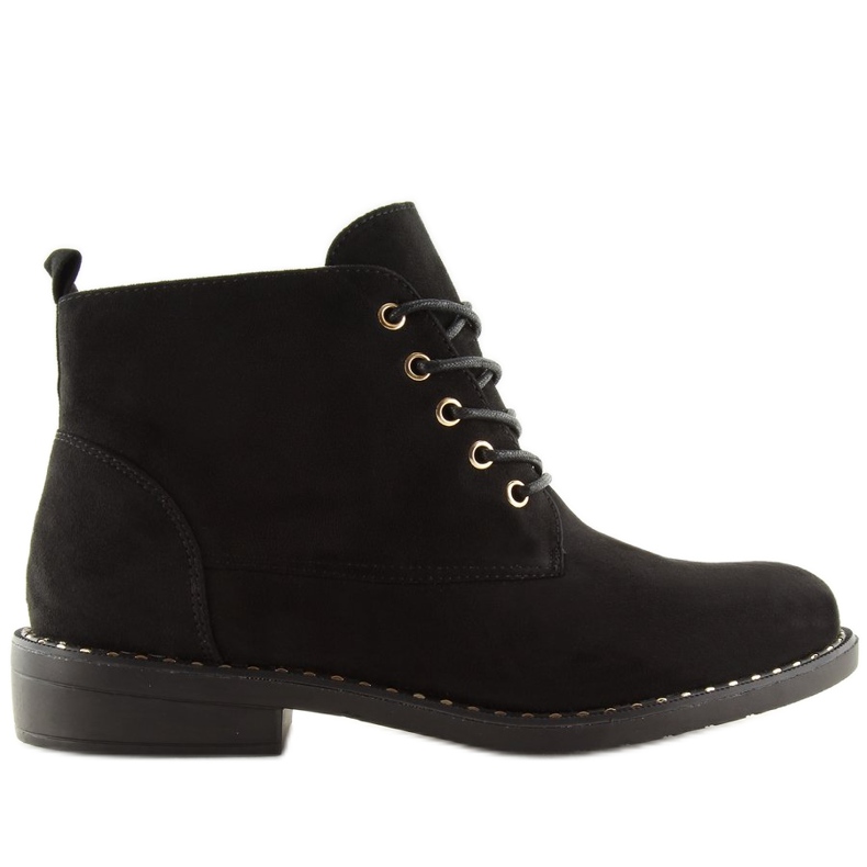 Chaussures à lacets noires T210 Noir le noir