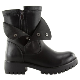 Bottes noires A89801 Noir le noir