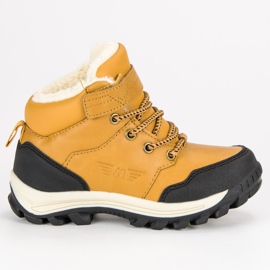 Arrigo Bello Des chaussures chaudes pour l'hiver jaune