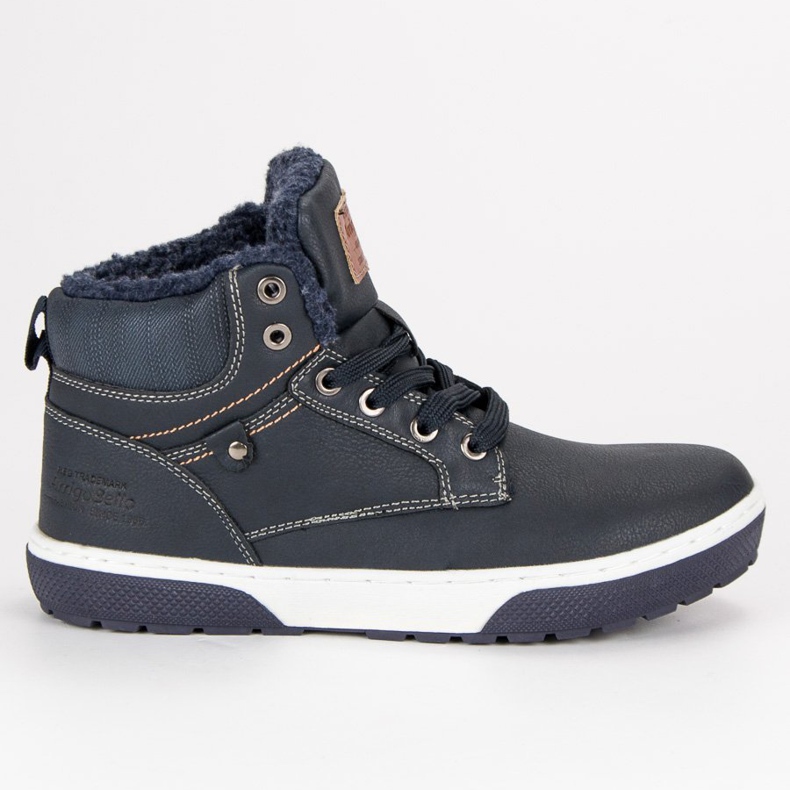 Arrigo Bello Baskets jeunesse au dessus de la cheville bleu Arrigo Bello Baskets jeunesse au dessus de la cheville bleu