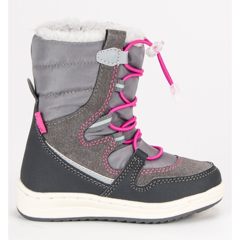 Arrigo Bello Bottes de neige chauffées gris