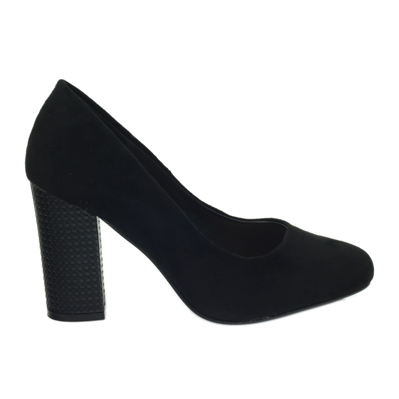 Sergio Leone Escarpins en daim noir 200 le noir