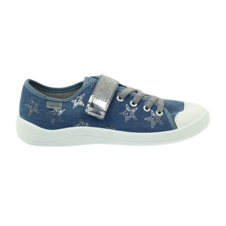 Befado chaussures pour enfants baskets pantoufles 251Q094 bleu gris