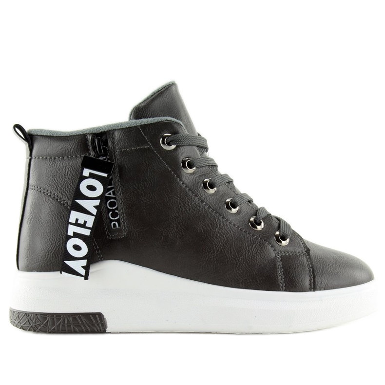 Baskets montantes grises A29 Gris