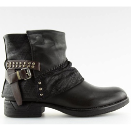 Bottes pour femmes noires 283-PA noires