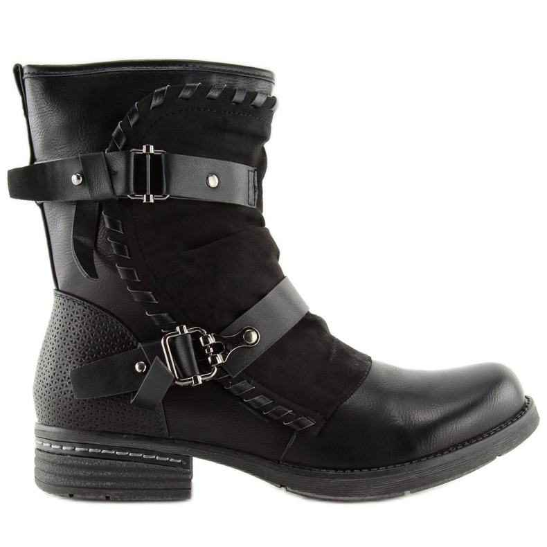 Bottes militaires noires BH98-KB Noir le noir Bottes militaires noires BH98-KB Noir le noir