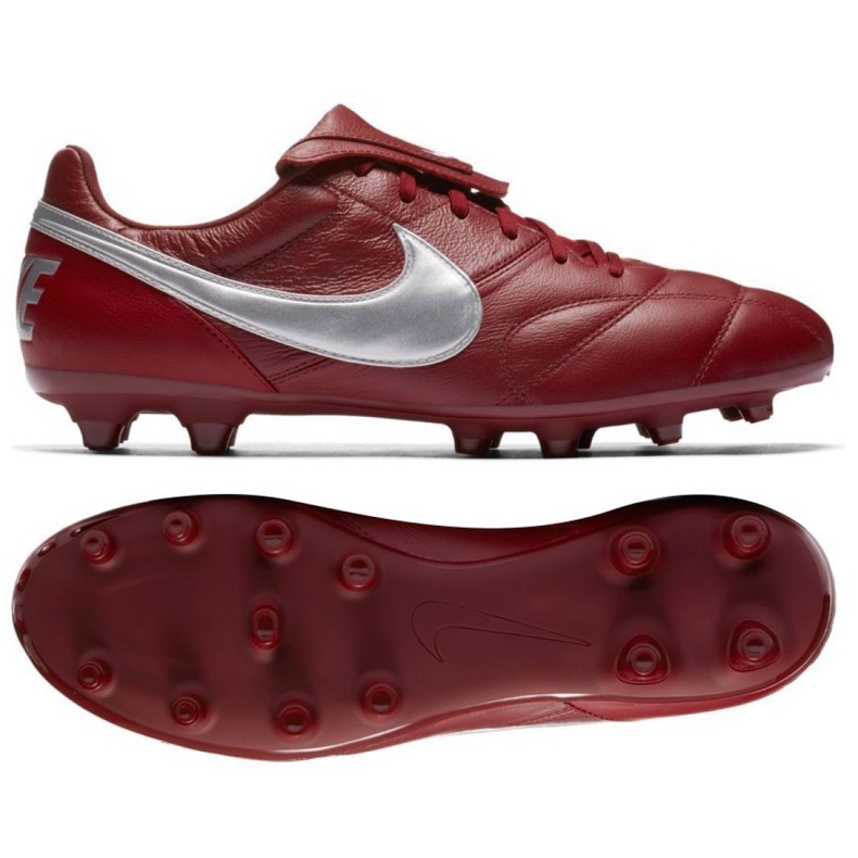 Nike Les chaussures de football Nike Premier Ii Fg M 917803-606 rouge rouge