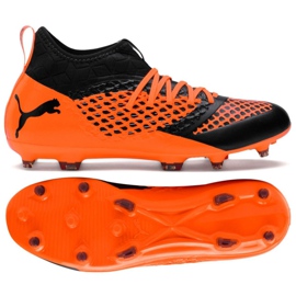 Chaussures de football Puma Future 2.3 Netfit Fg M 104832 02 multicolore rouge