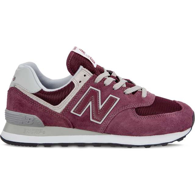 New Balance Wl574er Bourgogne Avec Blanc multicolore rouge
