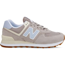 New Balance Wl574flc Summer Crépuscule Plat Blanc Avec Ice Blue brun multicolore