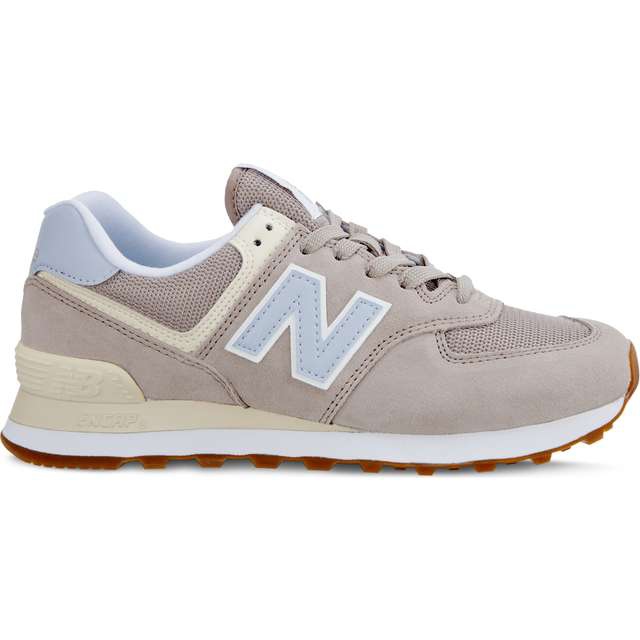 New Balance Wl574flc Summer Crépuscule Plat Blanc Avec Ice Blue brun multicolore