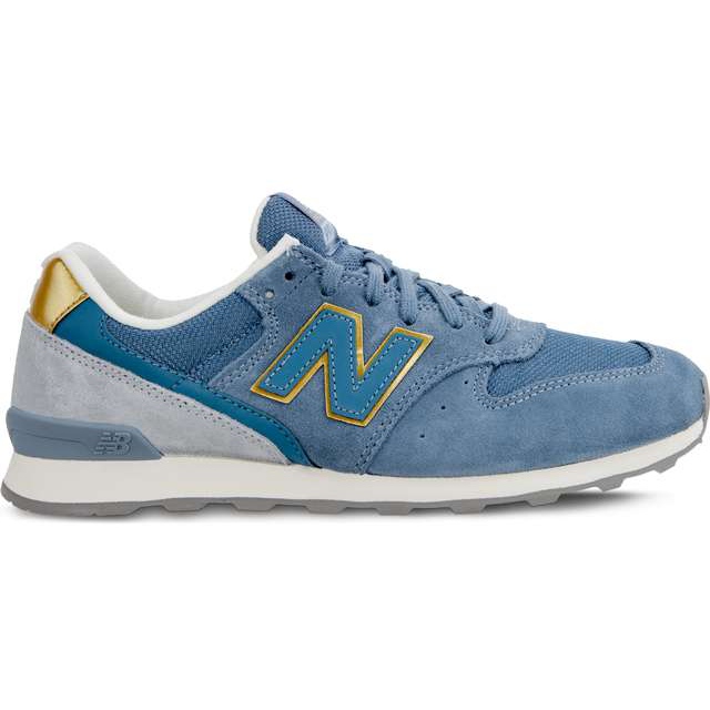 New Balance Wr996flp Bleu Gris Or