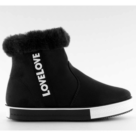 Baskets montantes noires NB252P