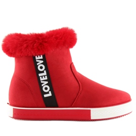 Baskets montantes rouges NB252P Rouge