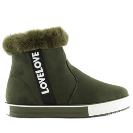 Baskets pour cheville isolées vertes NB252P Army Green