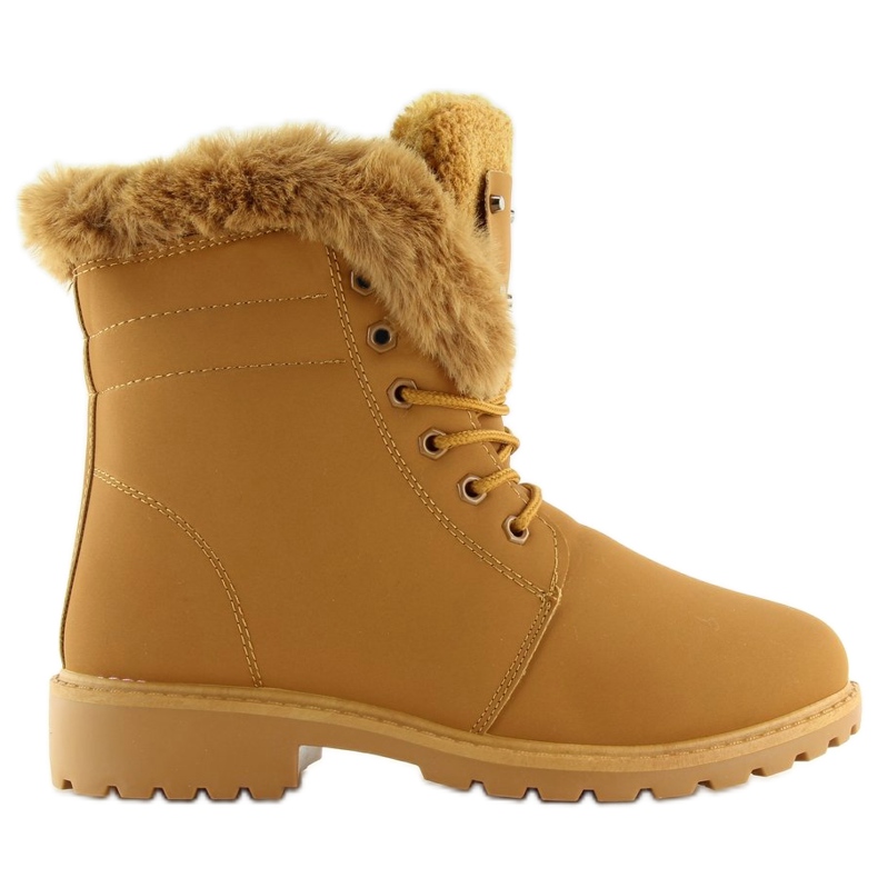 Boots bois camel BL137P Camel brun