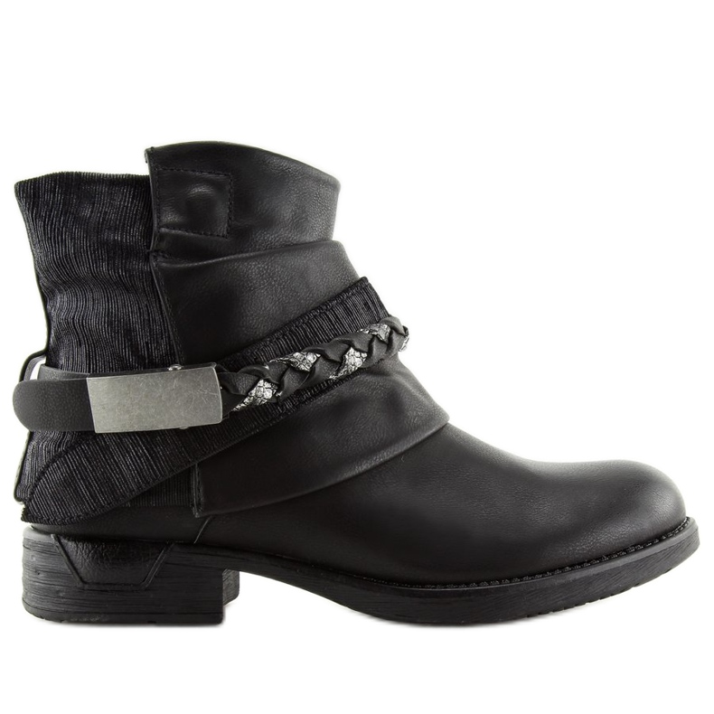 Bottes noires pour femmes noires 210-PA Noir le noir