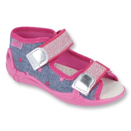 Chaussures pour enfants Befado 242P084 rose bleu marin