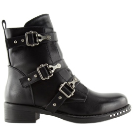 Bottes militaires noires NS08P Noir