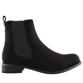 Bottines Chelsea noires pour femme NS025P Noir le noir